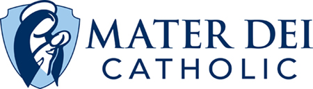 Mater Dei Catholic banner logo
